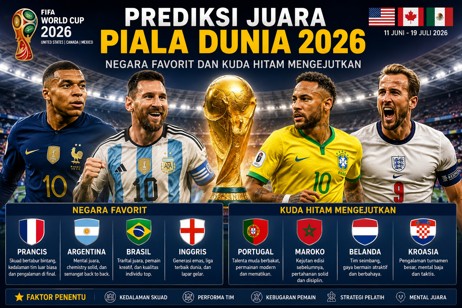 Prediksi Juara Piala Dunia 2026
